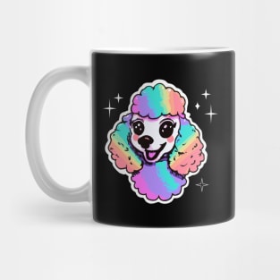 Rainbow Poodle Dog Lover Puppy Mug